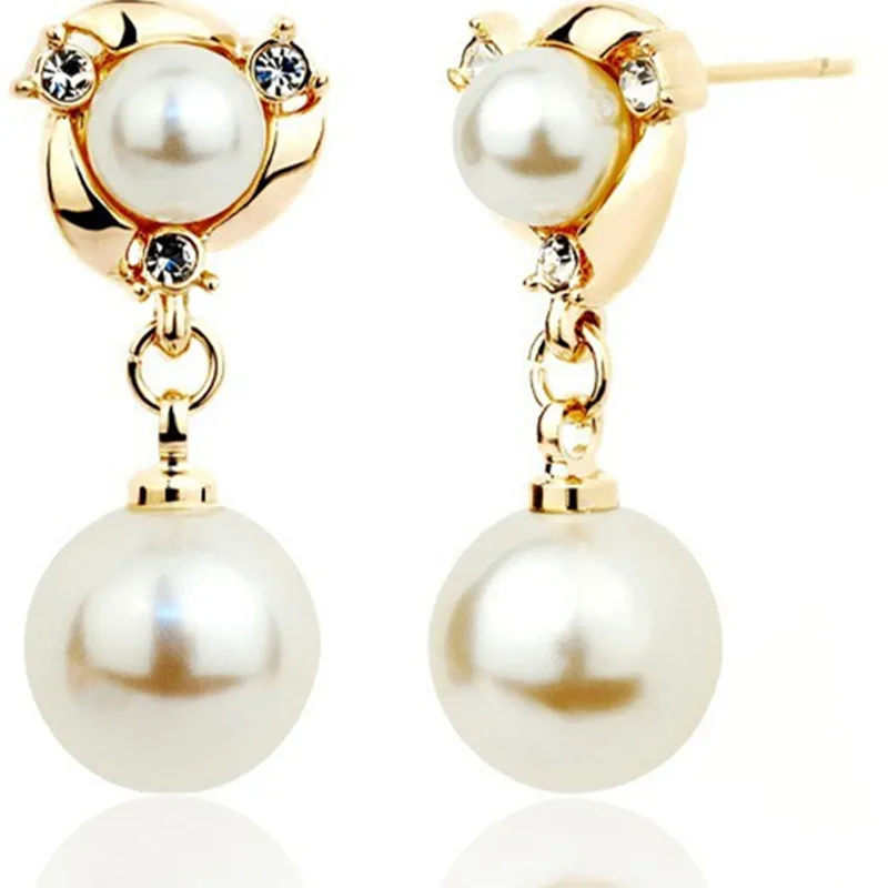 Hand made custom fashion wind retro temperament style Hepburn wind crystal beads pearl earrings wholesale
Hand made custom fashion wind retro temperament style Hepburn wind crystal beads pearl earrings wholesale