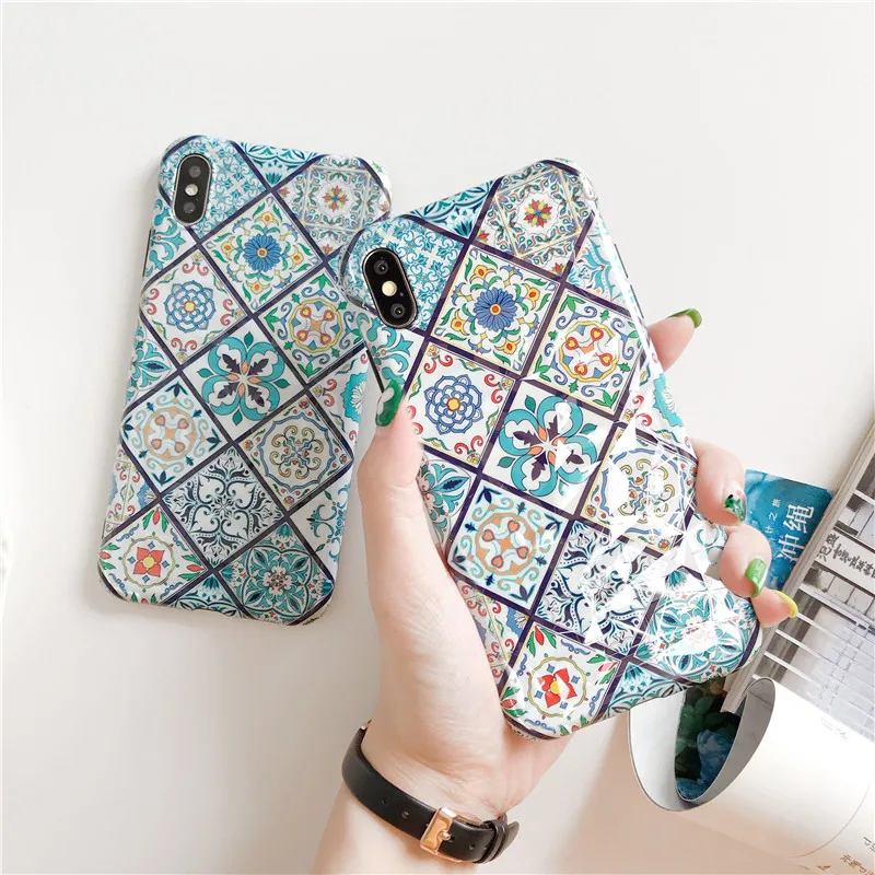 Luxury kaleidoscope Phone Case For iphone XS Max XR X Back Cover For iphone 6 6s 7 8 plus Diamond pattern Cases Flower Soft Case
Luxury kaleidoscope Phone Case For iphone XS Max XR X Back Cover For iphone 6 6s 7 8 plus Diamond pattern Cases Flower Soft Case