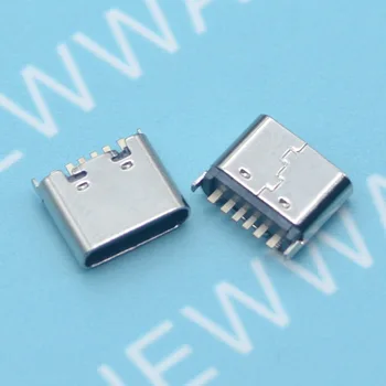 10PCS/LOT Micro USB JACK 3.1 Type-C 6pin 180 degree female connector For Mobile Phone Charging port Charging Socket Good Quality
10PCS/LOT Micro USB JACK 3.1 Type-C 6pin 180 degree female connector For Mobile Phone Charging port Charging Socket Good Quality