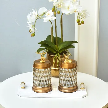 European style crystal clear glass Candy cans American style Storage tanks. Decorative vessels Creative floral Ornaments decorat
European style crystal clear glass Candy cans American style Storage tanks. Decorative vessels Creative floral Ornaments decorat
