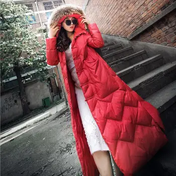 Real fur collar long down coats female thicken vintage style button White duck down jackets 2019 winter new outerwear gx1605
Real fur collar long down coats female thicken vintage style button White duck down jackets 2019 winter new outerwear gx1605