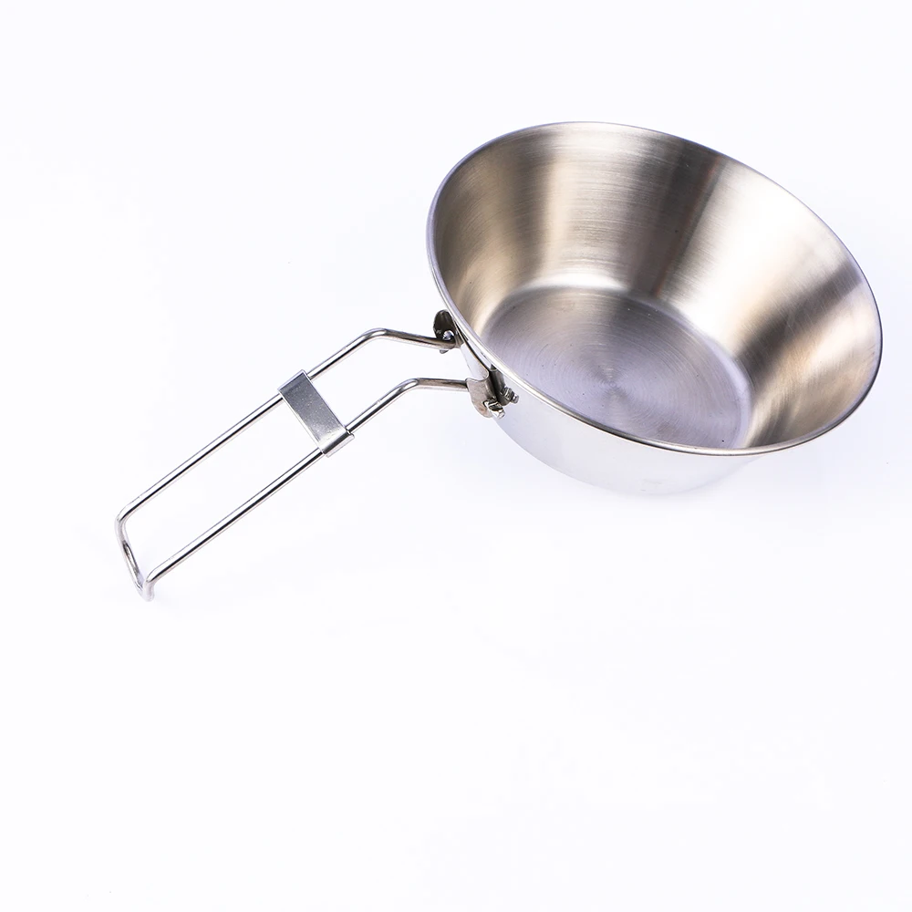 Durable Folding Handle Stainless Steel Bowl Outdoor Camping Hiking Tableware Kitchen Tools
Durable Folding Handle Stainless Steel Bowl Outdoor Camping Hiking Tableware Kitchen Tools