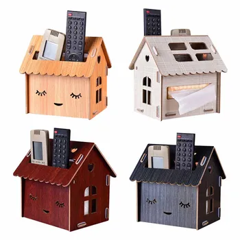 Wooden House Style Tissue Box Multifunctional Living Room Paper Remote Control Clutter Storage Box TB Sale
Wooden House Style Tissue Box Multifunctional Living Room Paper Remote Control Clutter Storage Box TB Sale