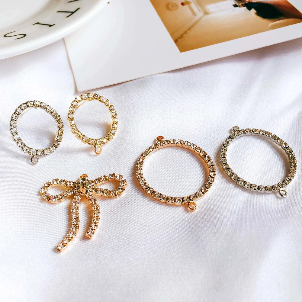 KC Gold Color Plated Rhinestone Stud Earrings Accessories Eardrop Pendant Jewelry Component Diy Handmade Material 6pcs
KC Gold Color Plated Rhinestone Stud Earrings Accessories Eardrop Pendant Jewelry Component Diy Handmade Material 6pcs