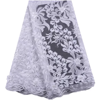 2019 New African Lace Fabric White High Quality 3D Flower French Net Wedding Nigeria Embroidered Party Dress Y1474
2019 New African Lace Fabric White High Quality 3D Flower French Net Wedding Nigeria Embroidered Party Dress Y1474