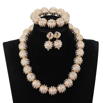 Shinny Crystal Rhinestone Wedding African Jewelry Set Dubai Gold Women Costume Statement Necklace Set Xmas Gift WE230
Shinny Crystal Rhinestone Wedding African Jewelry Set Dubai Gold Women Costume Statement Necklace Set Xmas Gift WE230