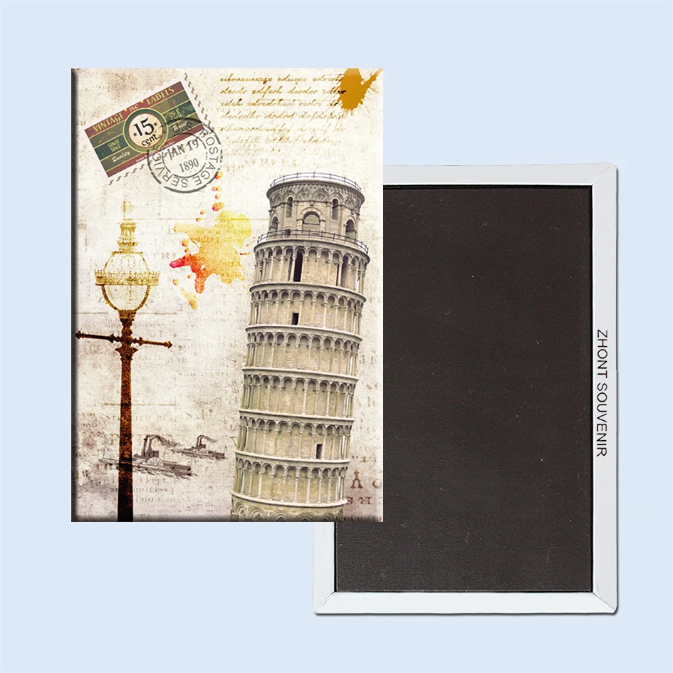 The Leaning Tower of Pisa postcards 22587 Landscape Magnetic refrigerator Travel souvenirs gifts for friends
The Leaning Tower of Pisa postcards 22587 Landscape Magnetic refrigerator Travel souvenirs gifts for friends