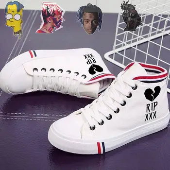 Rapper Sing XXXTentacion Print Cartoon High Top Breathable Canvas Uppers Sneakers Teen Customized Fashion High-tops A194301
Rapper Sing XXXTentacion Print Cartoon High Top Breathable Canvas Uppers Sneakers Teen Customized Fashion High-tops A194301