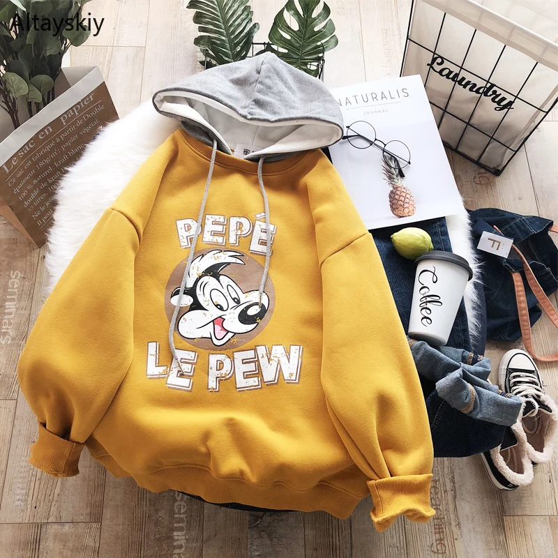 Hoodies Women Kawaii Simple All-match Chic Soft Warm High-quality Lovely Cute Letters Cartoon Daily Korean Style 2019 New Girls
Hoodies Women Kawaii Simple All-match Chic Soft Warm High-quality Lovely Cute Letters Cartoon Daily Korean Style 2019 New Girls