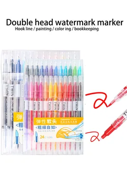 6/12/24/36 Color Set Watercolor Double Head Children Sketch Colors Pen Painting Graffiti Art Marker Pen School Writing Supplies
6/12/24/36 Color Set Watercolor Double Head Children Sketch Colors Pen Painting Graffiti Art Marker Pen School Writing Supplies