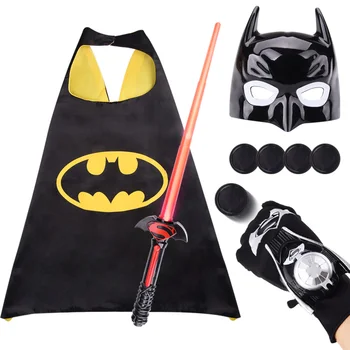 Children's Toy Batman Luminous Mask Cartoon Cloak Glove Launcher Sound Light Sword Cartoon Boy Toy Suit
Children's Toy Batman Luminous Mask Cartoon Cloak Glove Launcher Sound Light Sword Cartoon Boy Toy Suit