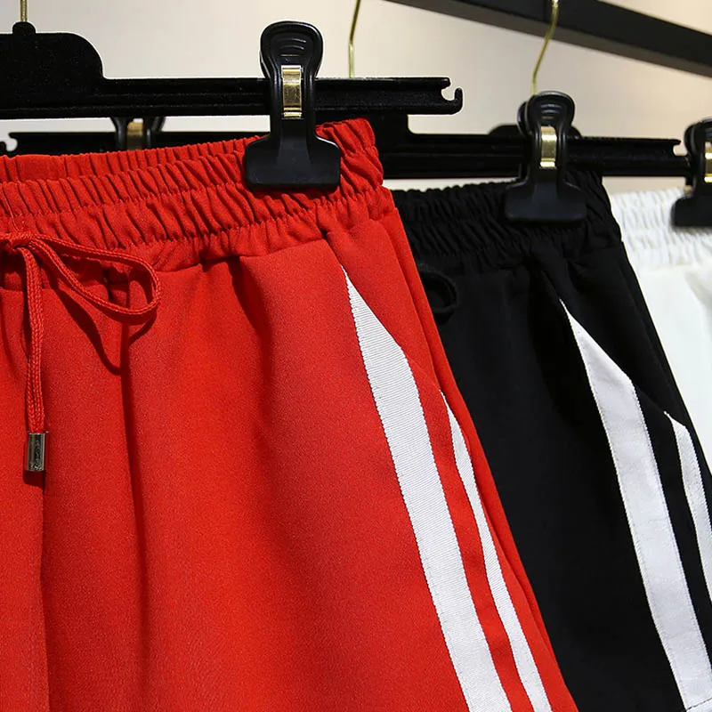 Женские спортивные шорты DANJEANER повседневные свободные уличные с широкими