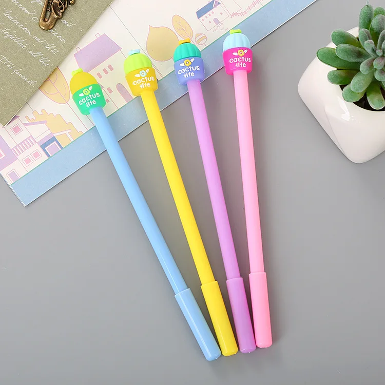 40 pcs Creative Stationery Jelly Cactus Neutral Pen lovely fresh Student Water Pen Cartoon Office Needle sign Pen
40 pcs Creative Stationery Jelly Cactus Neutral Pen lovely fresh Student Water Pen Cartoon Office Needle sign Pen