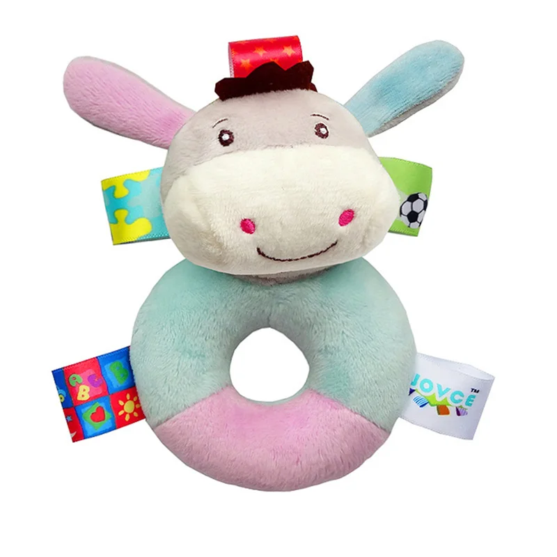 newborn cute cotton baby boy girl rattles infant