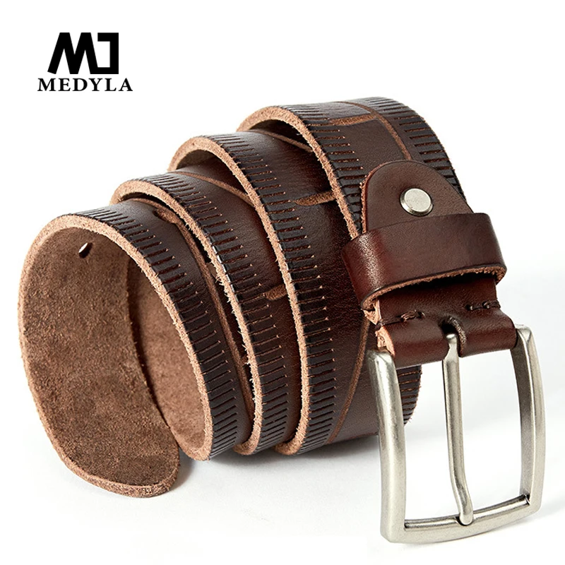 MEDYLA hot sales full-leather casual men's belt men's gift casual jeans soft leather belts for men 3.8cm wide 130cm
MEDYLA hot sales full-leather casual men's belt men's gift casual jeans soft leather belts for men 3.8cm wide 130cm
