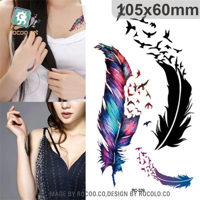 harajuku waterproof temporary tattoos for lady women Beautiful 3d colours feather design tattoo sticker Free Shipping RC2239
harajuku waterproof temporary tattoos for lady women Beautiful 3d colours feather design tattoo sticker Free Shipping RC2239
