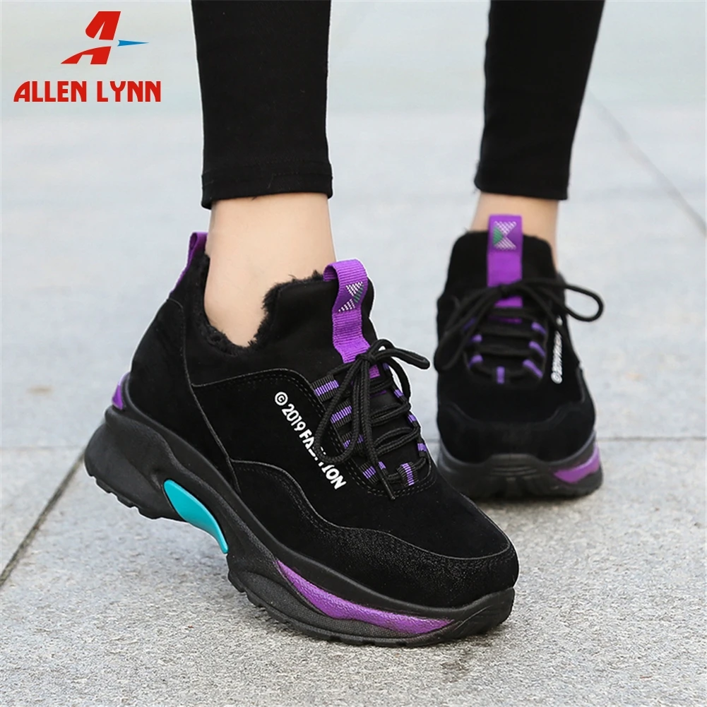 ALLENLYNN New Hot Sale Warm Add Fur Sneakers Women 2019 Winter Fashion mixed-color Tennis Shoes Woman Height Increasing
ALLENLYNN New Hot Sale Warm Add Fur Sneakers Women 2019 Winter Fashion mixed-color Tennis Shoes Woman Height Increasing