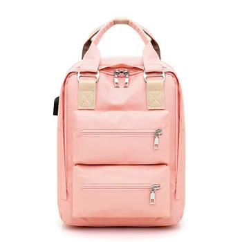 Fashion USB Charging Travel Backpack Lady Student Canvas Shoulder Bag Laptop School Bag For Girls High Capacity Women Backpacks
Fashion USB Charging Travel Backpack Lady Student Canvas Shoulder Bag Laptop School Bag For Girls High Capacity Women Backpacks