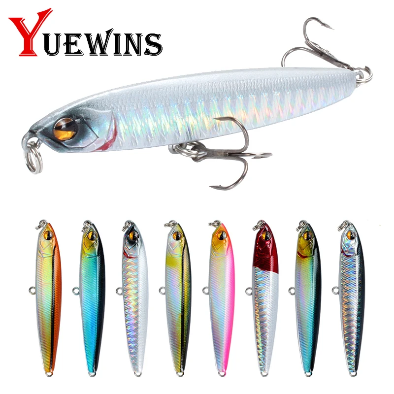 Yuewins 14g 18g New Pencil Lure Minnow Fishing Lures Hard Bait Sinking Wobblers pesca isca artificial hard Bait for Bass Pike
Yuewins 14g 18g New Pencil Lure Minnow Fishing Lures Hard Bait Sinking Wobblers pesca isca artificial hard Bait for Bass Pike
