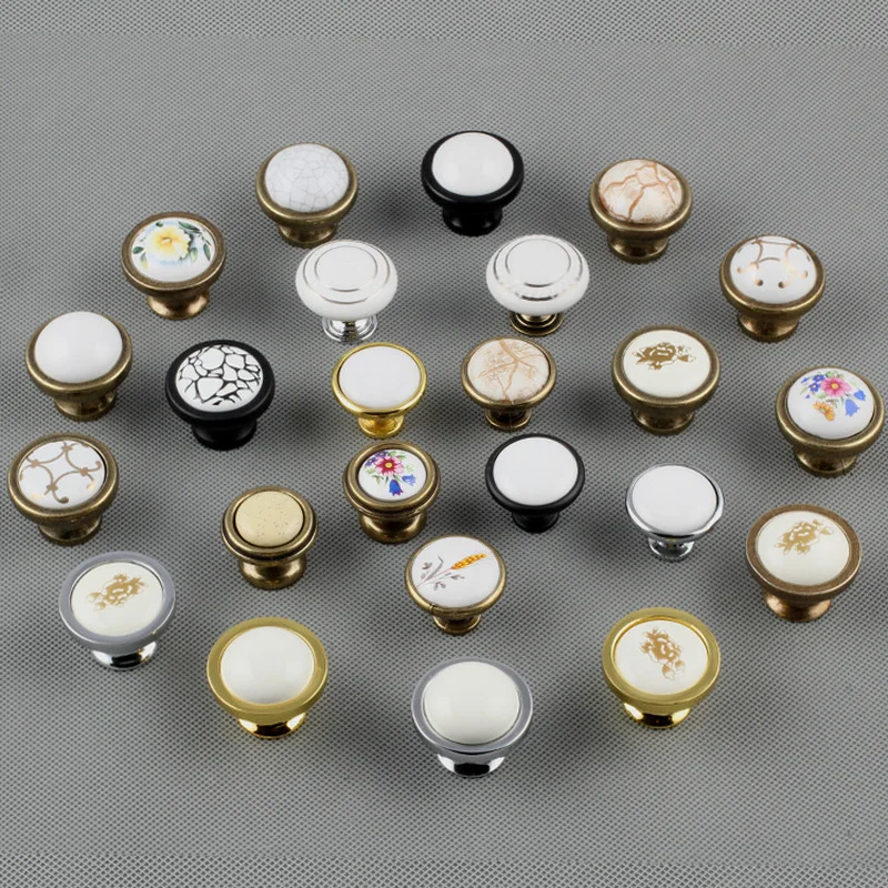 European pastoral style Ceramic handle Single Round knob Kitchen Cabinet drawer pulls Furniture decoration for Kids Room
European pastoral style Ceramic handle Single Round knob Kitchen Cabinet drawer pulls Furniture decoration for Kids Room