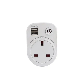 5V 2.1A Electric Dual USB Charger Adapter UK Plug Intelligent Plug-in Wall Socket Charging Power Switch Outlet Home Travel
5V 2.1A Electric Dual USB Charger Adapter UK Plug Intelligent Plug-in Wall Socket Charging Power Switch Outlet Home Travel