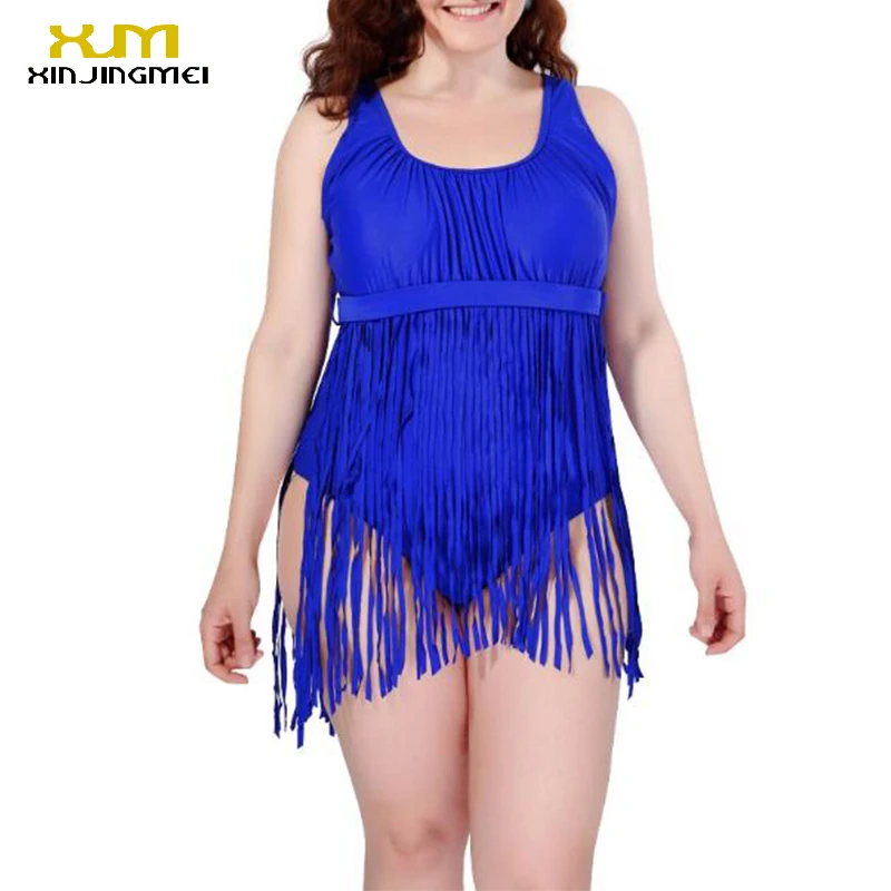 Plus Size Swimwear Women One Piece 2017 Swimsuit Tassel Swimming Suit For Women Monokini Swim Suits Sexy Bathing 
Plus Size Swimwear Women One Piece 2017 Swimsuit Tassel Swimming Suit For Women Monokini Swim Suits Sexy Bathing