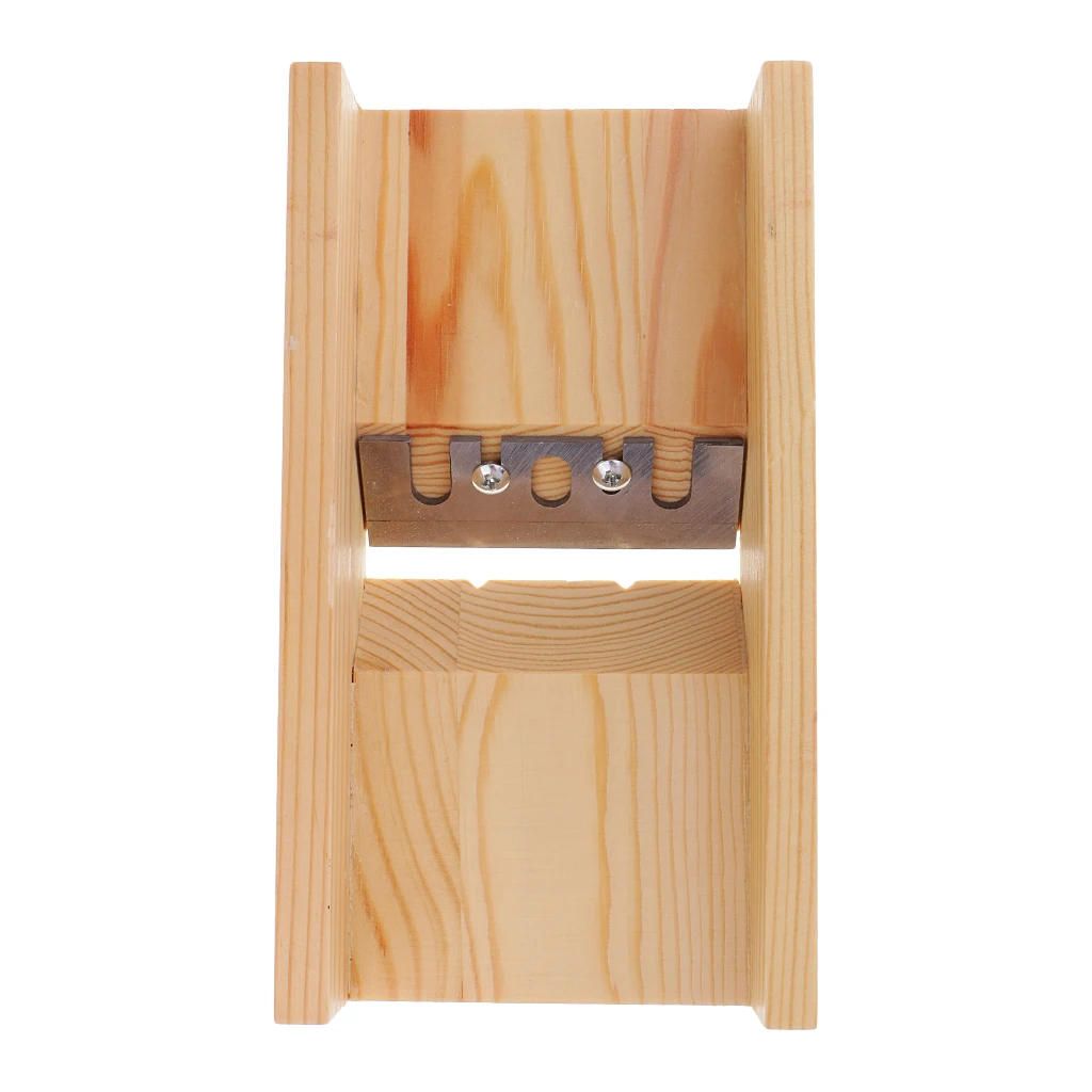 Adjustable Wooden Box Loaf Beveler Planer Handmade Soap Cutter Cutting Trimming Tools