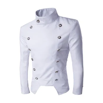 2018 Korean version of the new men's double-breasted design slim young men's self-cultivation fashion Korean coat host jacket
2018 Korean version of the new men's double-breasted design slim young men's self-cultivation fashion Korean coat host jacket