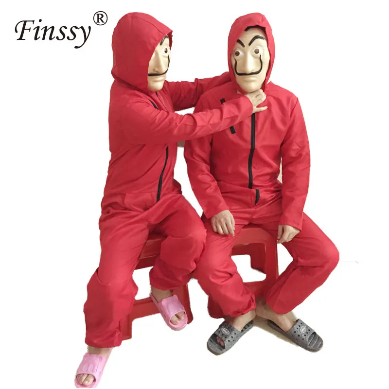 Money Heist The House of Paper Cosplay La Casa De Papel Salvador Dali Costume for Men Women Halloween Carnival Clothes Mask
Money Heist The House of Paper Cosplay La Casa De Papel Salvador Dali Costume for Men Women Halloween Carnival Clothes Mask
