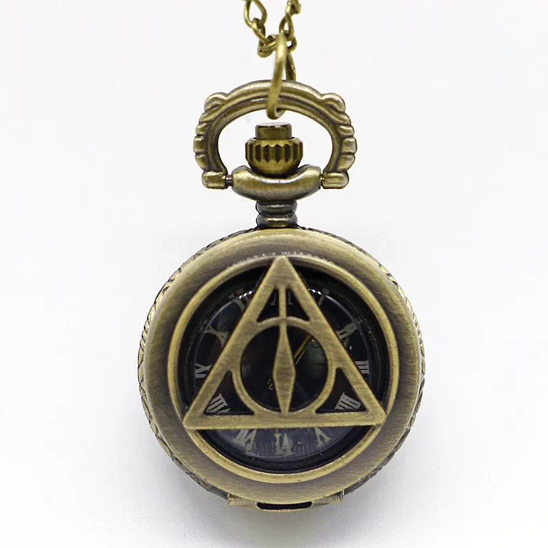 Lovely Small Size Triangle Hollow Quartz Pocket Watch Necklace Pendant For Xmas Gift Steampunk Fob Watch
Lovely Small Size Triangle Hollow Quartz Pocket Watch Necklace Pendant For Xmas Gift Steampunk Fob Watch
