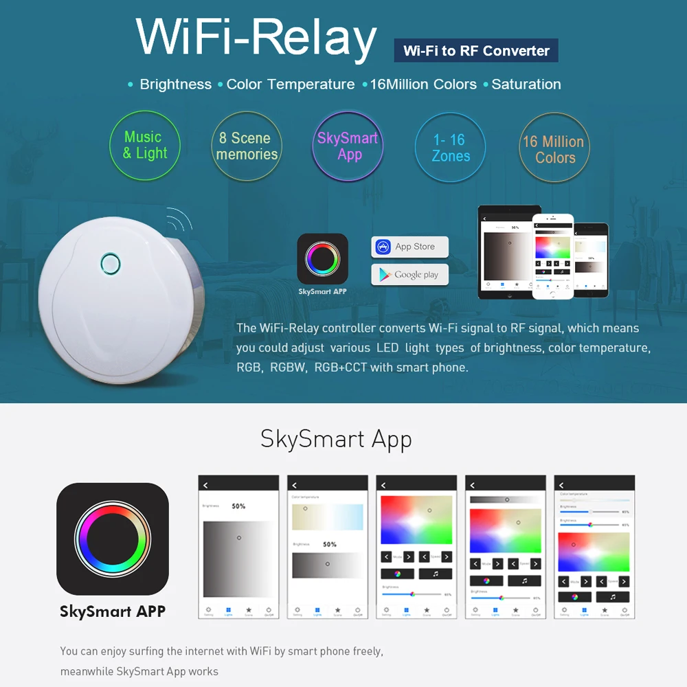 Диммер СВЕТОДИОДНЫЙ 220 В 230 110 переменного тока Triac беспроводной Wi Fi