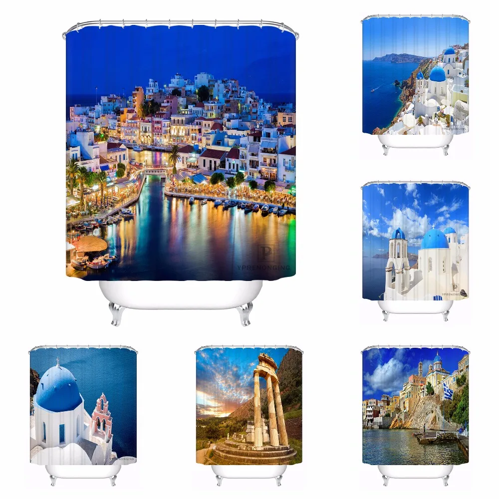 Custom Oia Santorini Blue Houses Bathroom Acceptable Shower Curtain Polyester Fabric Bathroom Curtain #180318-45-03
Custom Oia Santorini Blue Houses Bathroom Acceptable Shower Curtain Polyester Fabric Bathroom Curtain #180318-45-03