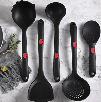 Premium Silicone Kitchen Cooking Utensils Kitchenware Cookware Colander Strainer Soup Spoon Non-stick Pot Cooking Tools LF449
Premium Silicone Kitchen Cooking Utensils Kitchenware Cookware Colander Strainer Soup Spoon Non-stick Pot Cooking Tools LF449