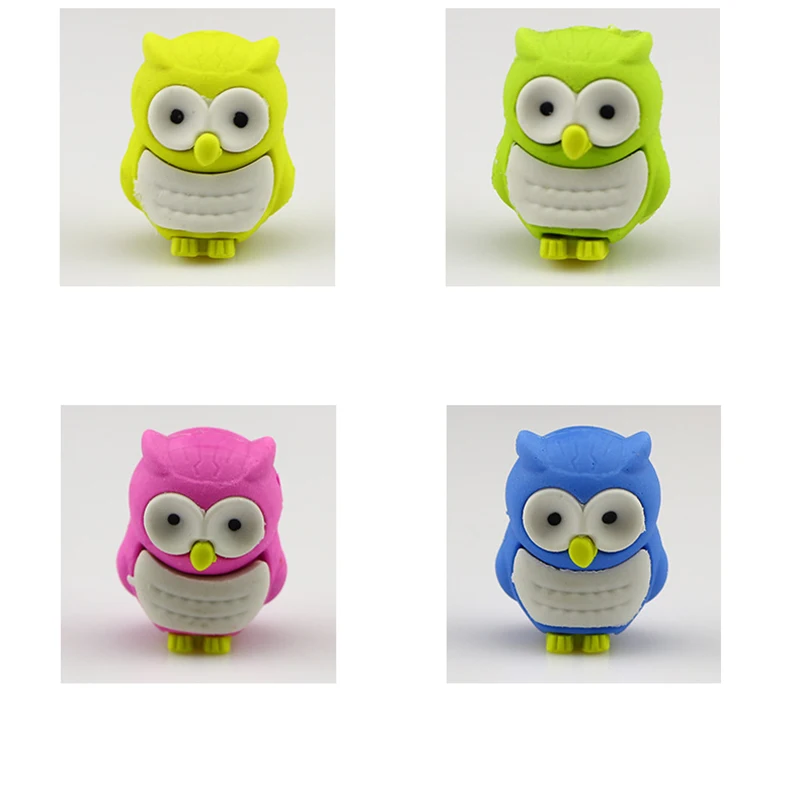 1 New Three-Dimensional Shape Eraser Stationery KAWAI Creative Lovable Owl Children School Office Stationery Color Random
1 New Three-Dimensional Shape Eraser Stationery KAWAI Creative Lovable Owl Children School Office Stationery Color Random