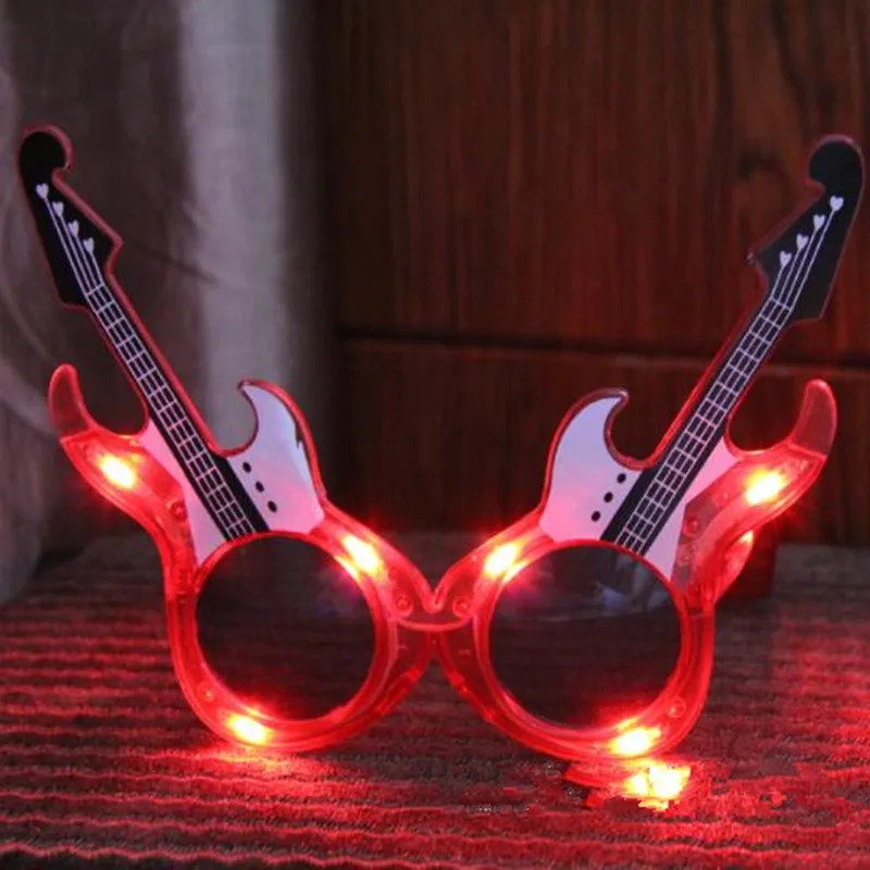 Guitar LED Flashing Eye Glasses Light-Up Glow Glasses Eye Mask Bar KTV Rave Party Supplies Wedding Decoration Christmas
Guitar LED Flashing Eye Glasses Light-Up Glow Glasses Eye Mask Bar KTV Rave Party Supplies Wedding Decoration Christmas