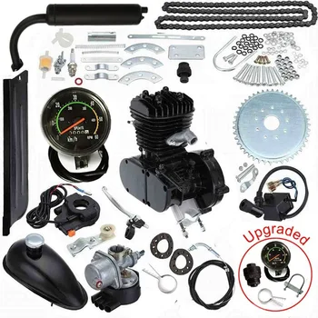 Upgraded 80cc 2 Stroke Motorized Bicycle Gas Engine Motor Kit with Speedometer Black Low Noise Low Vibration Heavy Metal
Upgraded 80cc 2 Stroke Motorized Bicycle Gas Engine Motor Kit with Speedometer Black Low Noise Low Vibration Heavy Metal