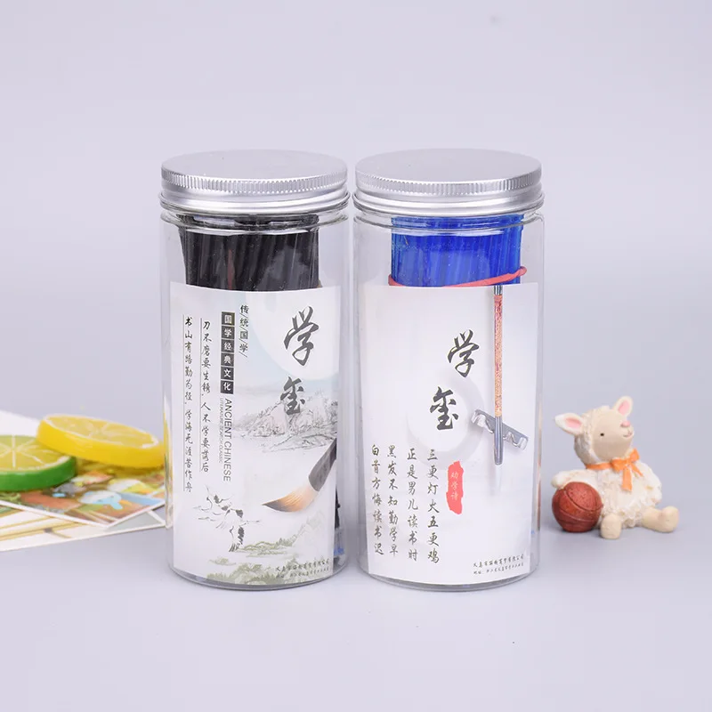 Xuexi Chinese Landscape Style 100Pcs/ Barrel Blue/Black Ink Erasable Gel Refill Full Needle,High Capacity,High Quality
Xuexi Chinese Landscape Style 100Pcs/ Barrel Blue/Black Ink Erasable Gel Refill Full Needle,High Capacity,High Quality