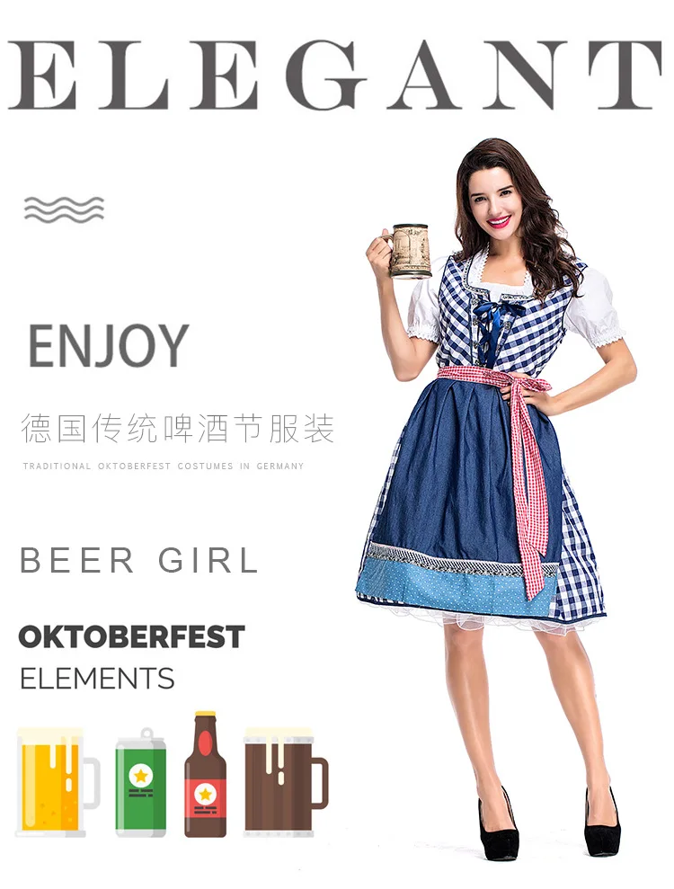 Halloween Wench Oktoberfest Swedish Beer 2018 New Germany Tradition Oktoberfest Dirndl Beer Girl Costume Dress+Apron
Halloween Wench Oktoberfest Swedish Beer 2018 New Germany Tradition Oktoberfest Dirndl Beer Girl Costume Dress+Apron