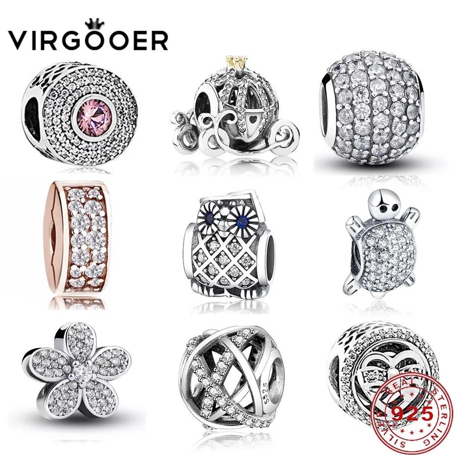 Virgooer Fits Original Pandora Charms Bracelet Diy Jewelry Crystal Spacer Stopper Clip Flower Pendant 925 Sterling Silver Beads
Virgooer Fits Original Pandora Charms Bracelet Diy Jewelry Crystal Spacer Stopper Clip Flower Pendant 925 Sterling Silver Beads