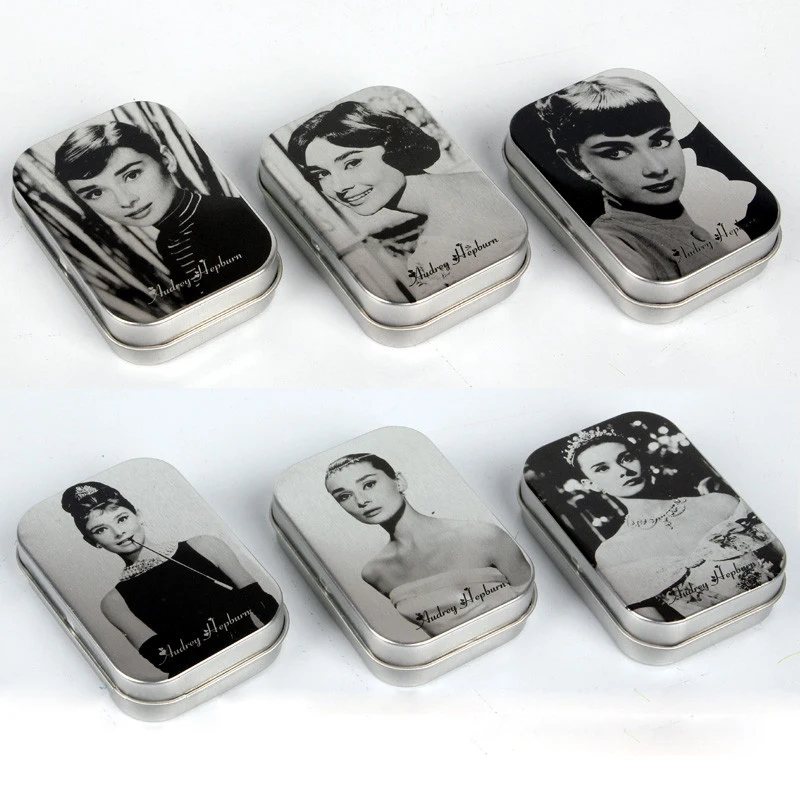 6PCS/LOT Marilyn Monroe Tin box Jewelry Rectangle Home Storage Small Boxes Candy Accessories
6PCS/LOT Marilyn Monroe Tin box Jewelry Rectangle Home Storage Small Boxes Candy Accessories