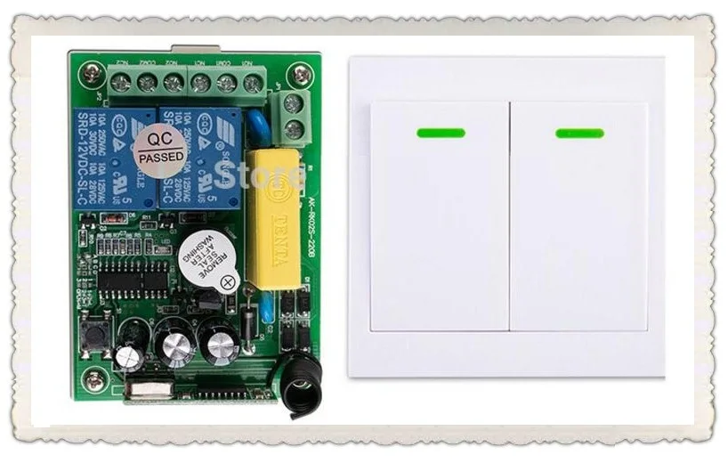 New AC220V 2CH Wireless Remote Control Switch System Receiver +Wall Panel Remote Transmitter Sticky Remote Smart Home Switch
New AC220V 2CH Wireless Remote Control Switch System Receiver +Wall Panel Remote Transmitter Sticky Remote Smart Home Switch