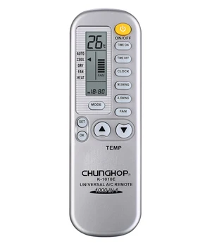 100pcs/Lot CHUNGHOP K-1010E Universal 1000 in 1 A/C Remote Control Controller for Air Conditioner Use Retail Blister Pack 
100pcs/Lot CHUNGHOP K-1010E Universal 1000 in 1 A/C Remote Control Controller for Air Conditioner Use Retail Blister Pack