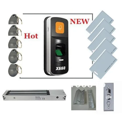 Fingerprint Access Control System YET-X660-EM +Magnetic Lock+ZL Bracket+ Metal Exit Button+10pcs User Cards
Fingerprint Access Control System YET-X660-EM +Magnetic Lock+ZL Bracket+ Metal Exit Button+10pcs User Cards