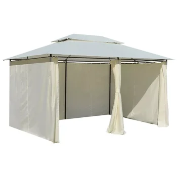 Garden Marquee with Curtains 4x3 m Waterproof Garden Tent Gazebo Folding Canopy Outdoor Marquee Party Events BBQ Camping
Garden Marquee with Curtains 4x3 m Waterproof Garden Tent Gazebo Folding Canopy Outdoor Marquee Party Events BBQ Camping