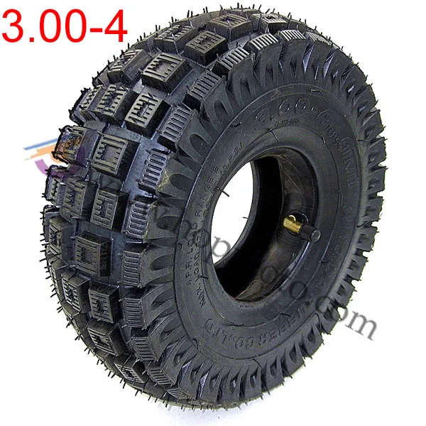 Image 3.00 4  Scooter tyre Mini ATV wheel tyre Qinda brand Wheel Tires Off Road pattern Qinda brand Wheel Tires