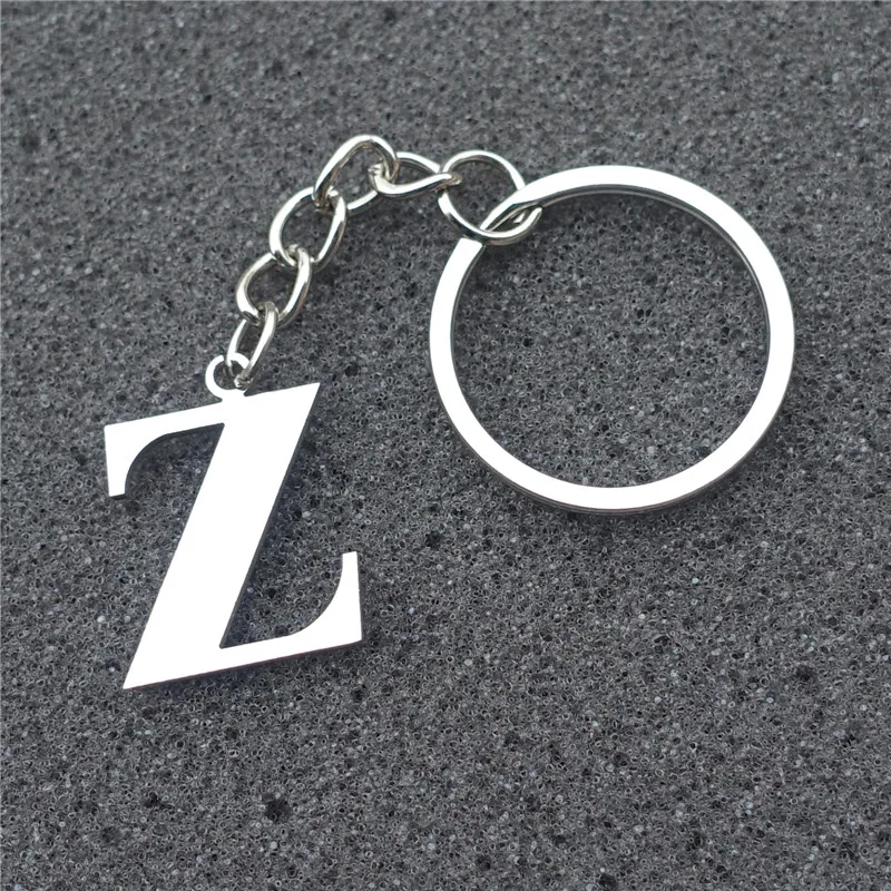 Fashion Letter Pendant Keychain Stainless Steel Alphabet Z Keyring Unisex Jewelry
Fashion Letter Pendant Keychain Stainless Steel Alphabet Z Keyring Unisex Jewelry