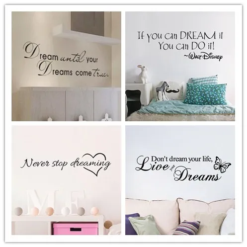 Dream Wall Stickers Decals For kids rooms Wall Quotes Children Bedroom Classroom Home Decor Decals
Dream Wall Stickers Decals For kids rooms Wall Quotes Children Bedroom Classroom Home Decor Decals