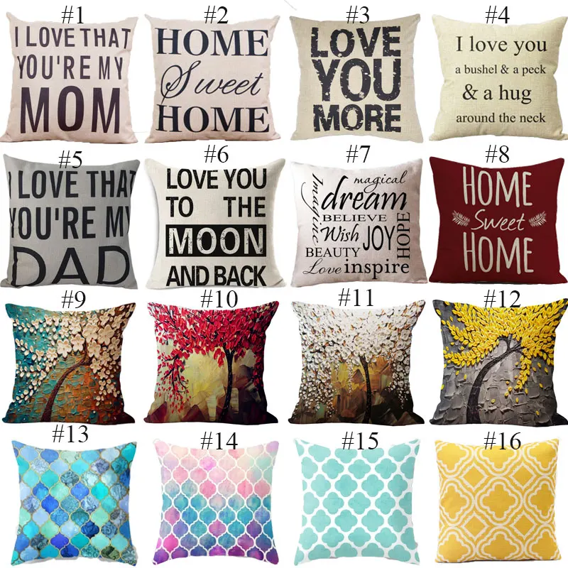 Letter Cushion Cover Father's Day Gift Pillow Cover I love you Dad Mosaic Style Sofa Cushion Cover Home Decorative Pillow Cover
Letter Cushion Cover Father's Day Gift Pillow Cover I love you Dad Mosaic Style Sofa Cushion Cover Home Decorative Pillow Cover