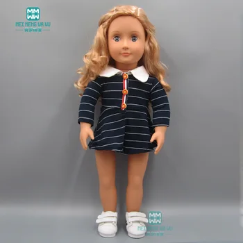Doll clothes Striped Dress leather Boots sneakers for 17inch 45cm American' doll accessories and baby doll
Doll clothes Striped Dress leather Boots sneakers for 17inch 45cm American' doll accessories and baby doll