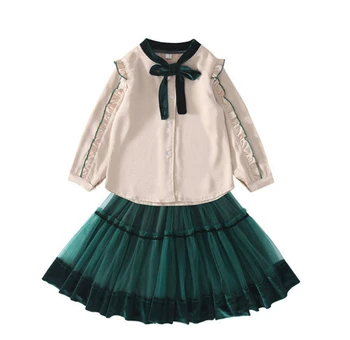 Kids Girls Clothing Sets 2019 New Bow Shirt + Skirt 2Pcs Sets Spring Summer Girls Princess Clothes For 3-13Y Girls Suit CS100
Kids Girls Clothing Sets 2019 New Bow Shirt + Skirt 2Pcs Sets Spring Summer Girls Princess Clothes For 3-13Y Girls Suit CS100